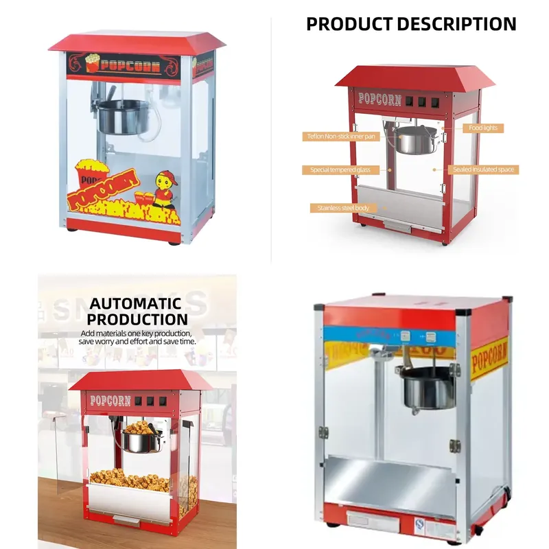 Popcorn - Groothandelsprijs Industriële Commerciële Popcornmachine Elektrische Automatische