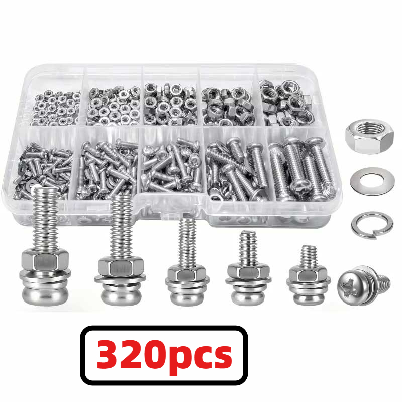 320-delige premium 304 roestvr - Nuts Mix recensie en prijs