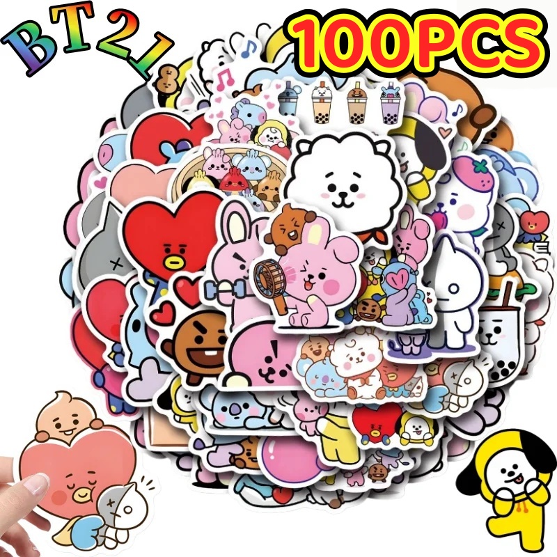 55/110PCS BT21 Chimmy Cooky ko - Cookies Pack recensie en prijs